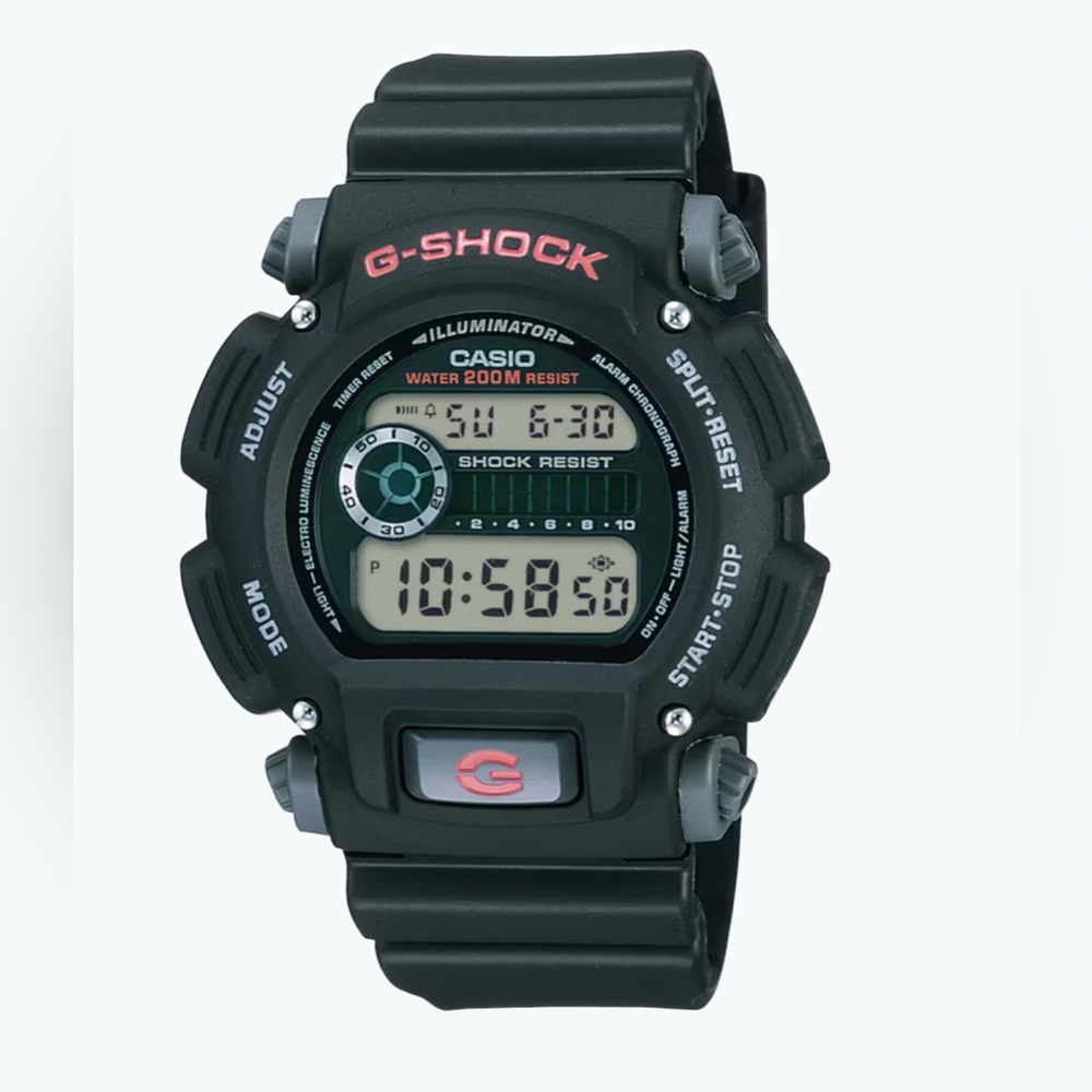 Casio G-Shock Black and Red Digital Watch